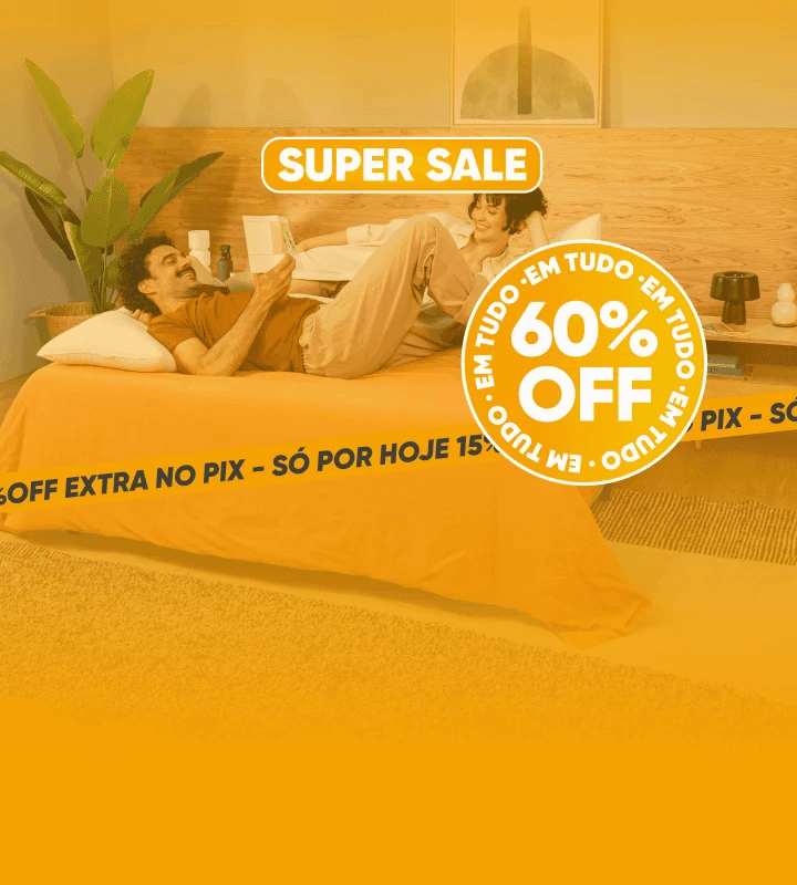60% OFF EM TUDO