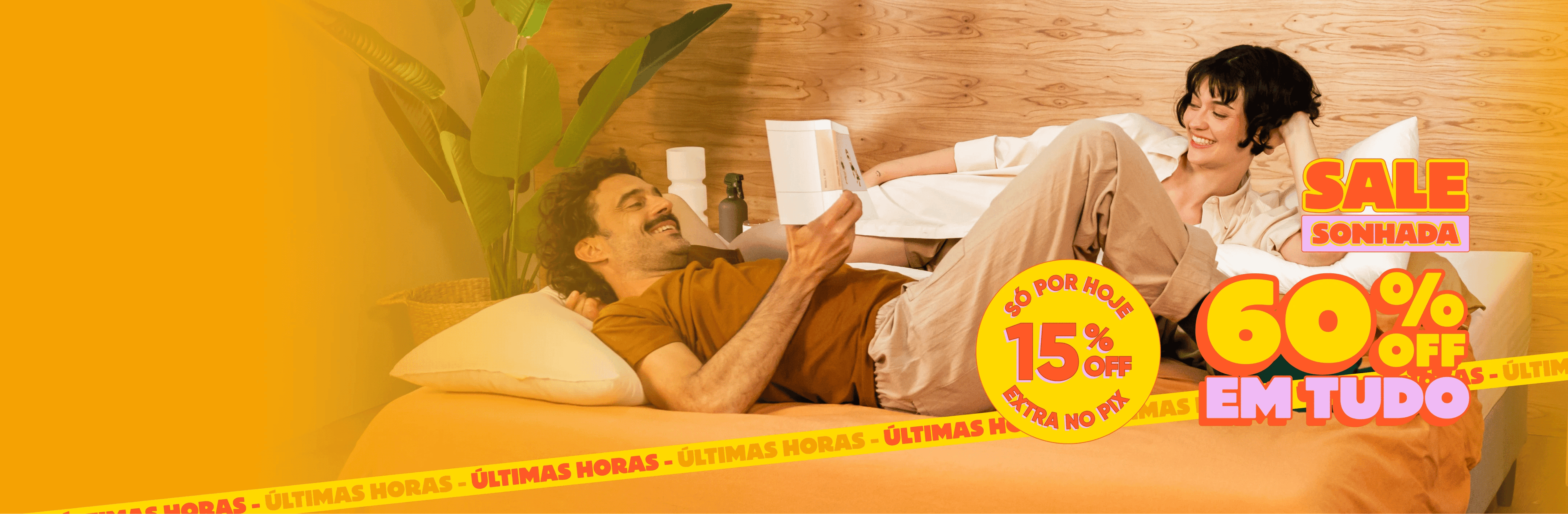 60% OFF EM TUDO