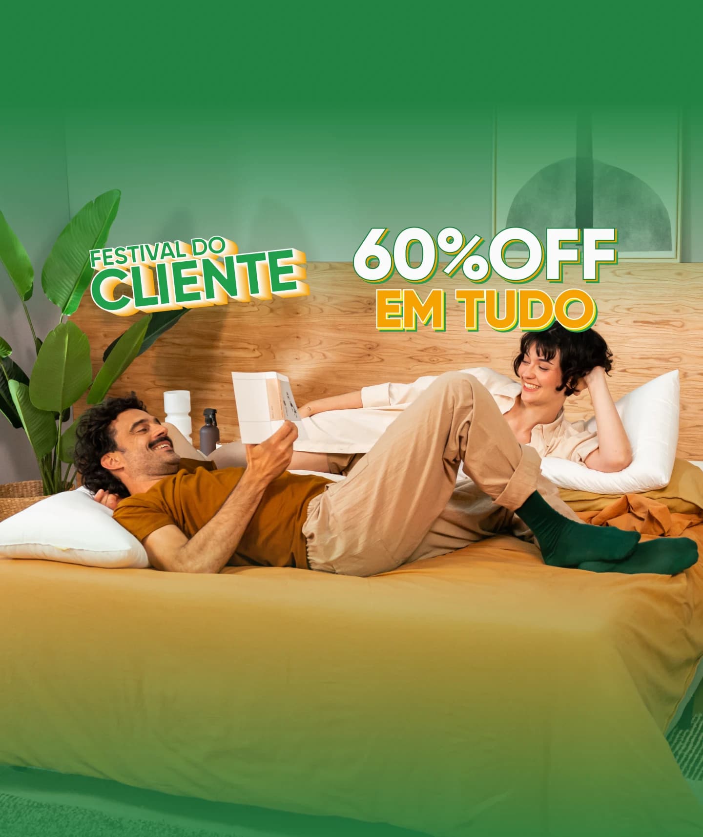 60% OFF EM TUDO 