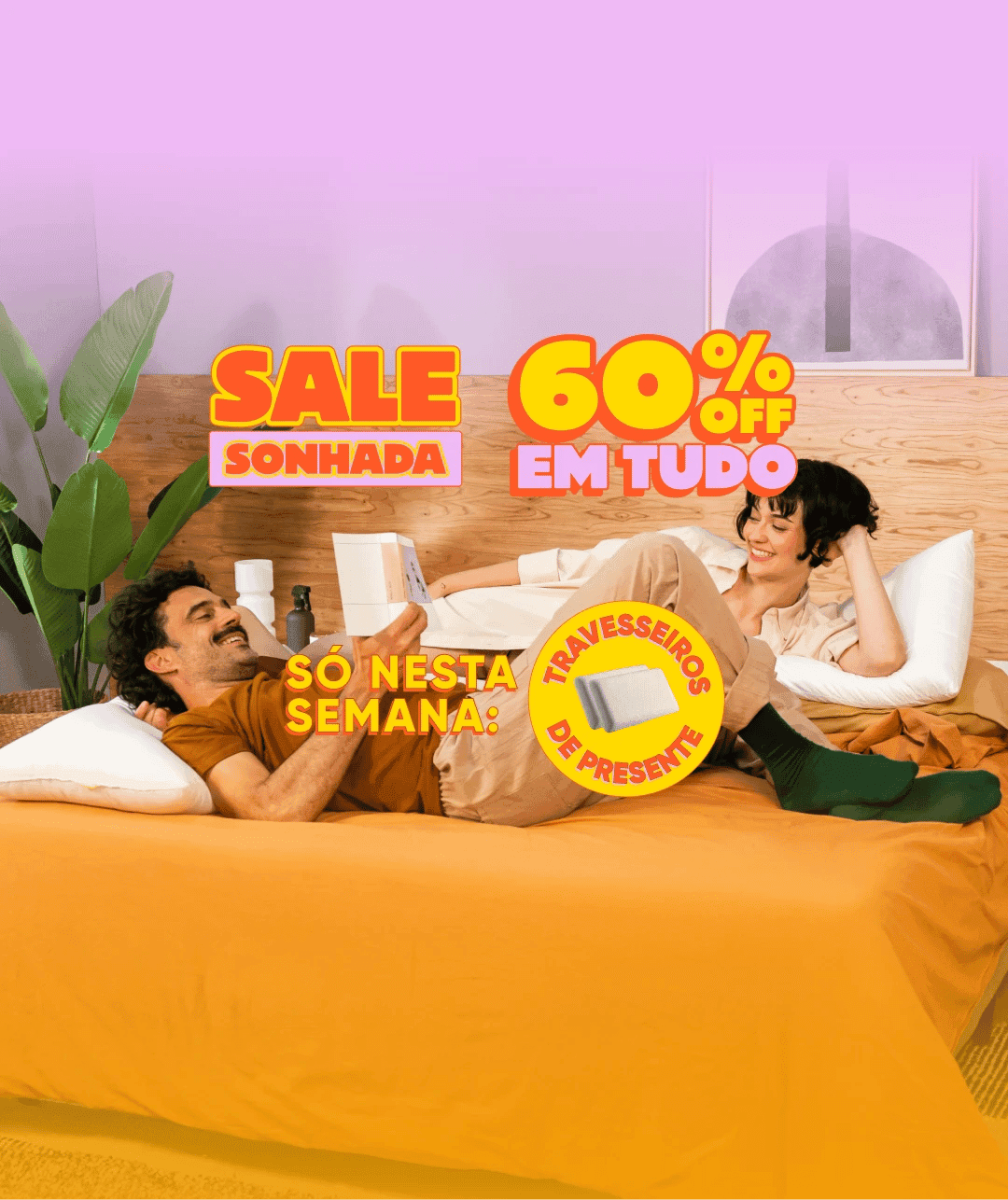 60% OFF EM TUDO 
