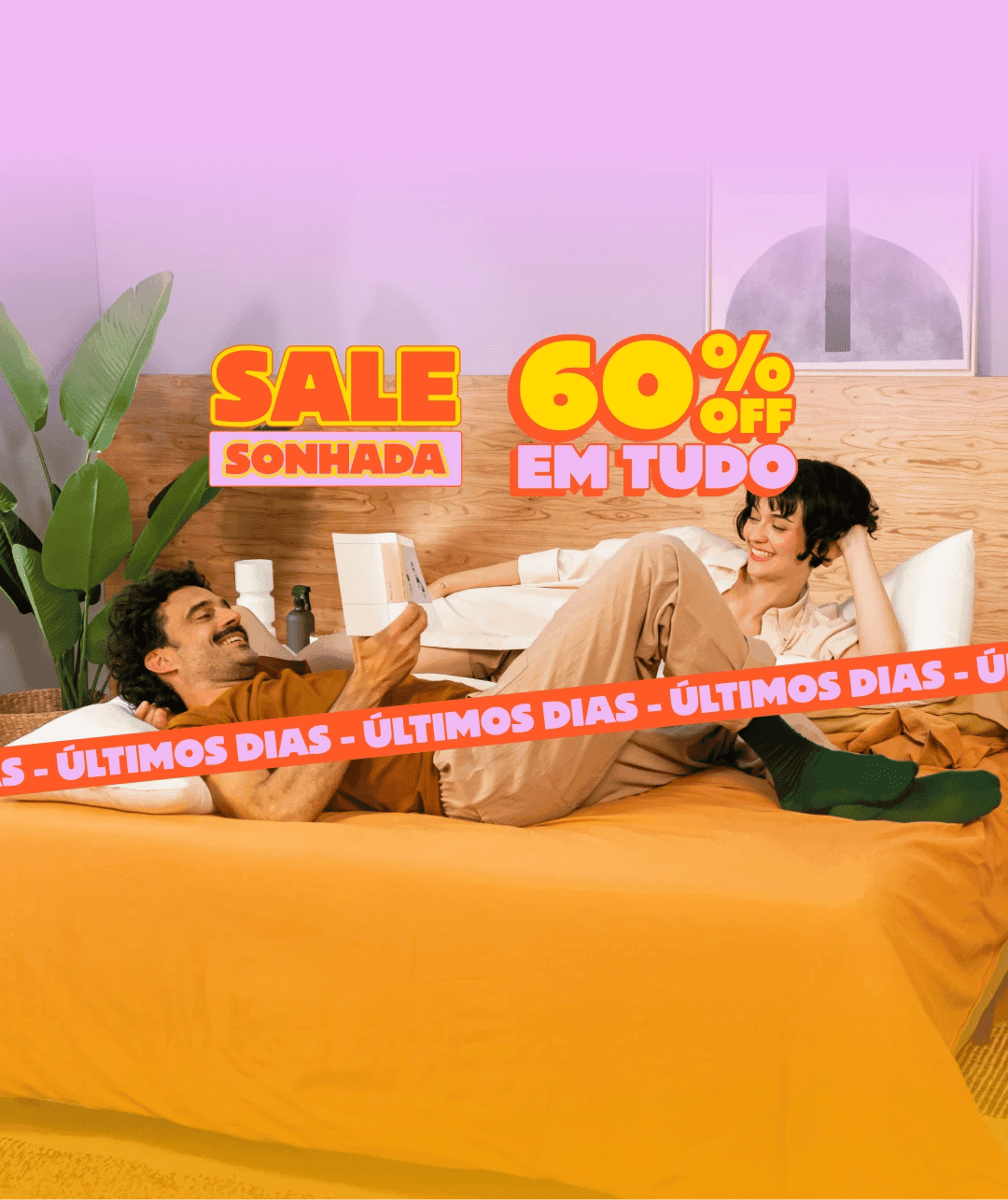 60% OFF EM TUDO