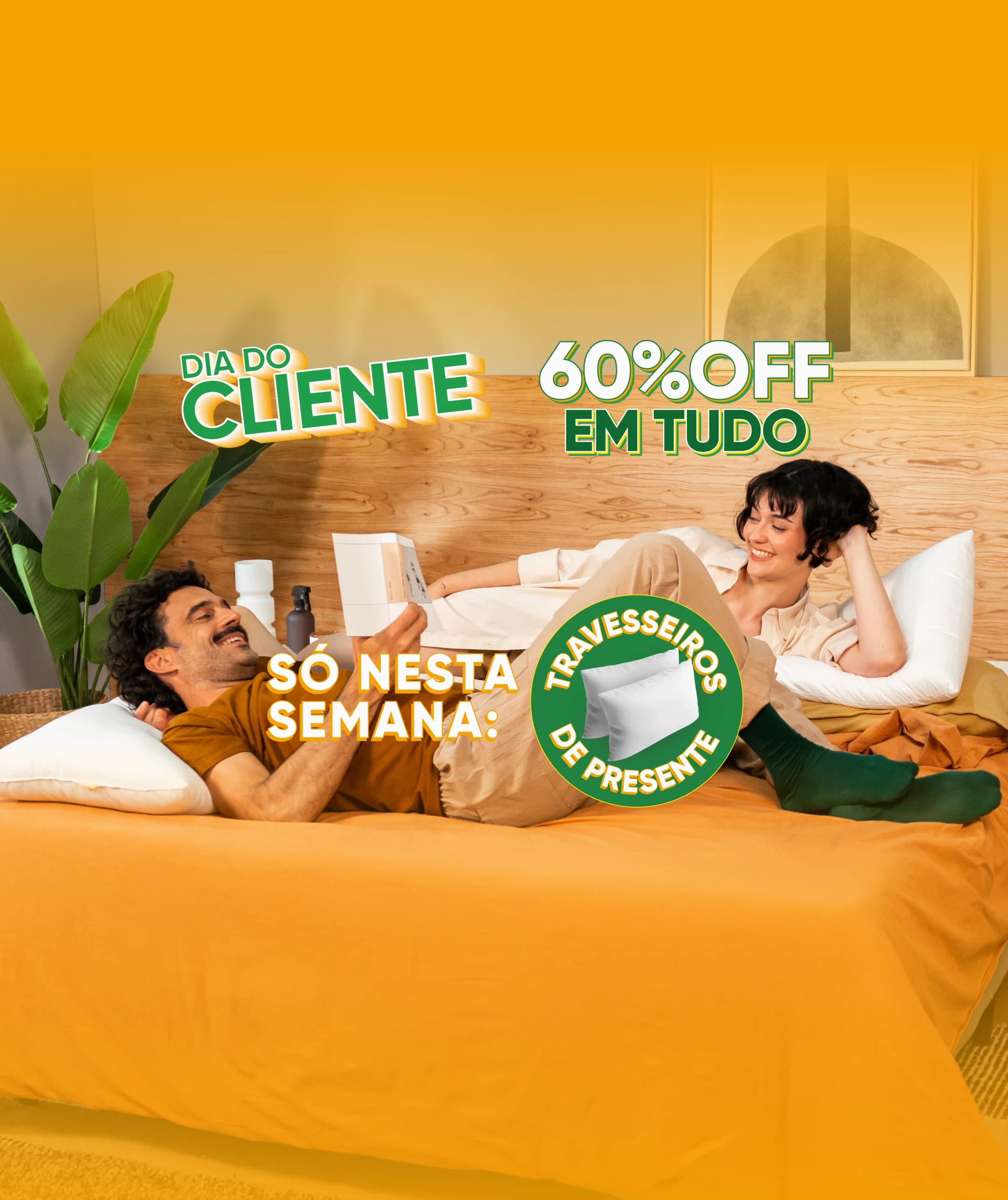 60% OFF EM TUDO 