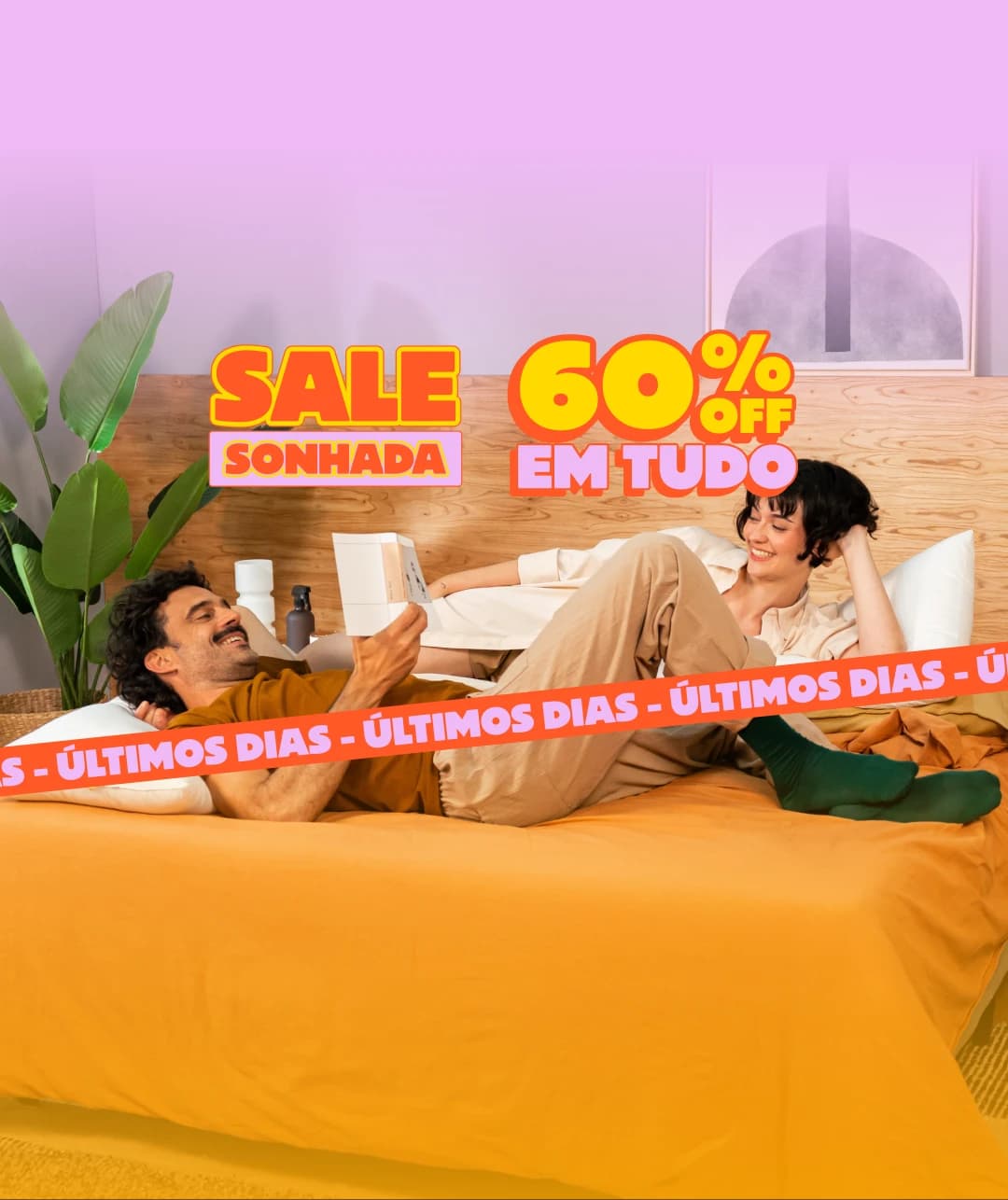 60% OFF EM TUDO