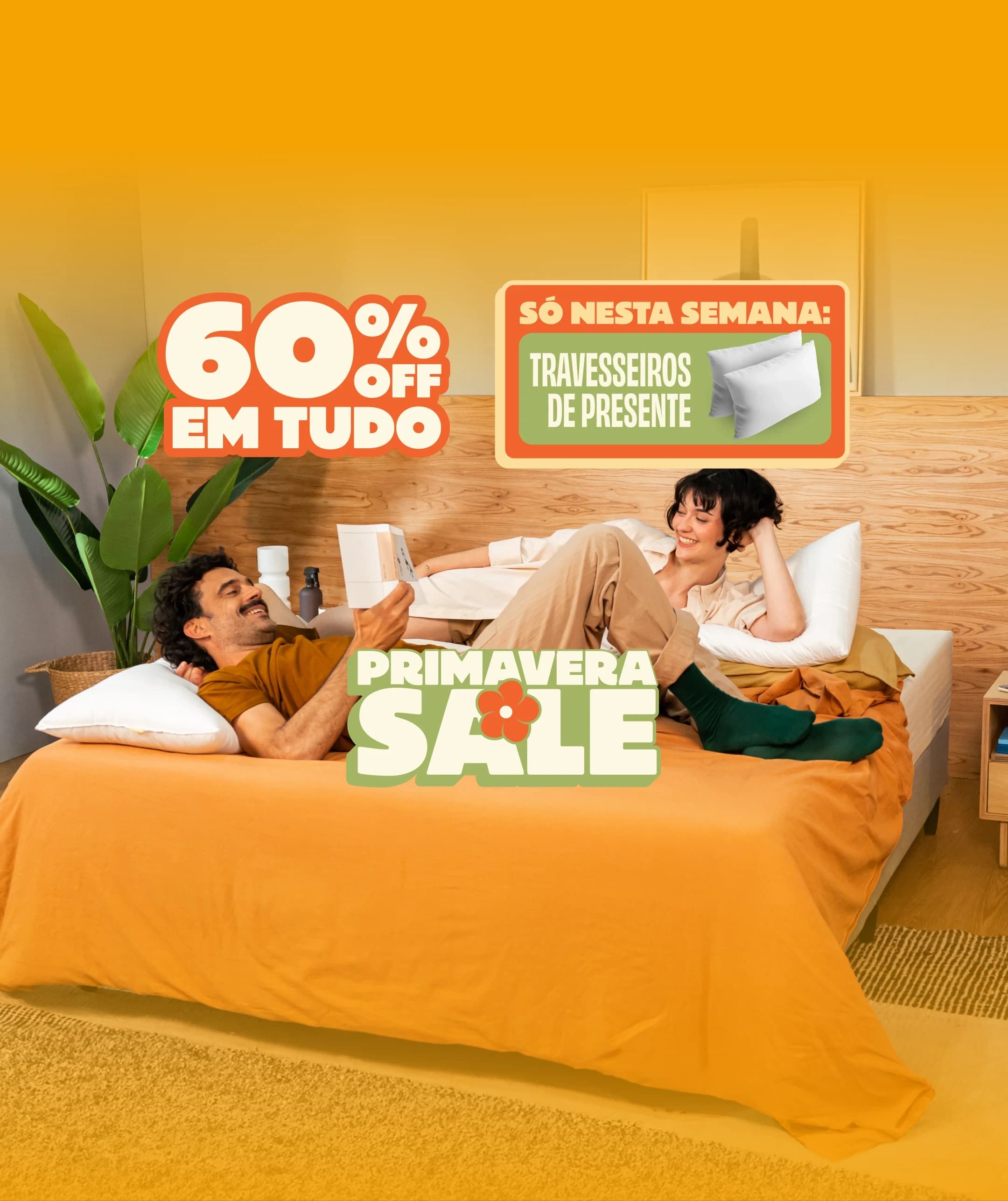 60% OFF EM TUDO 