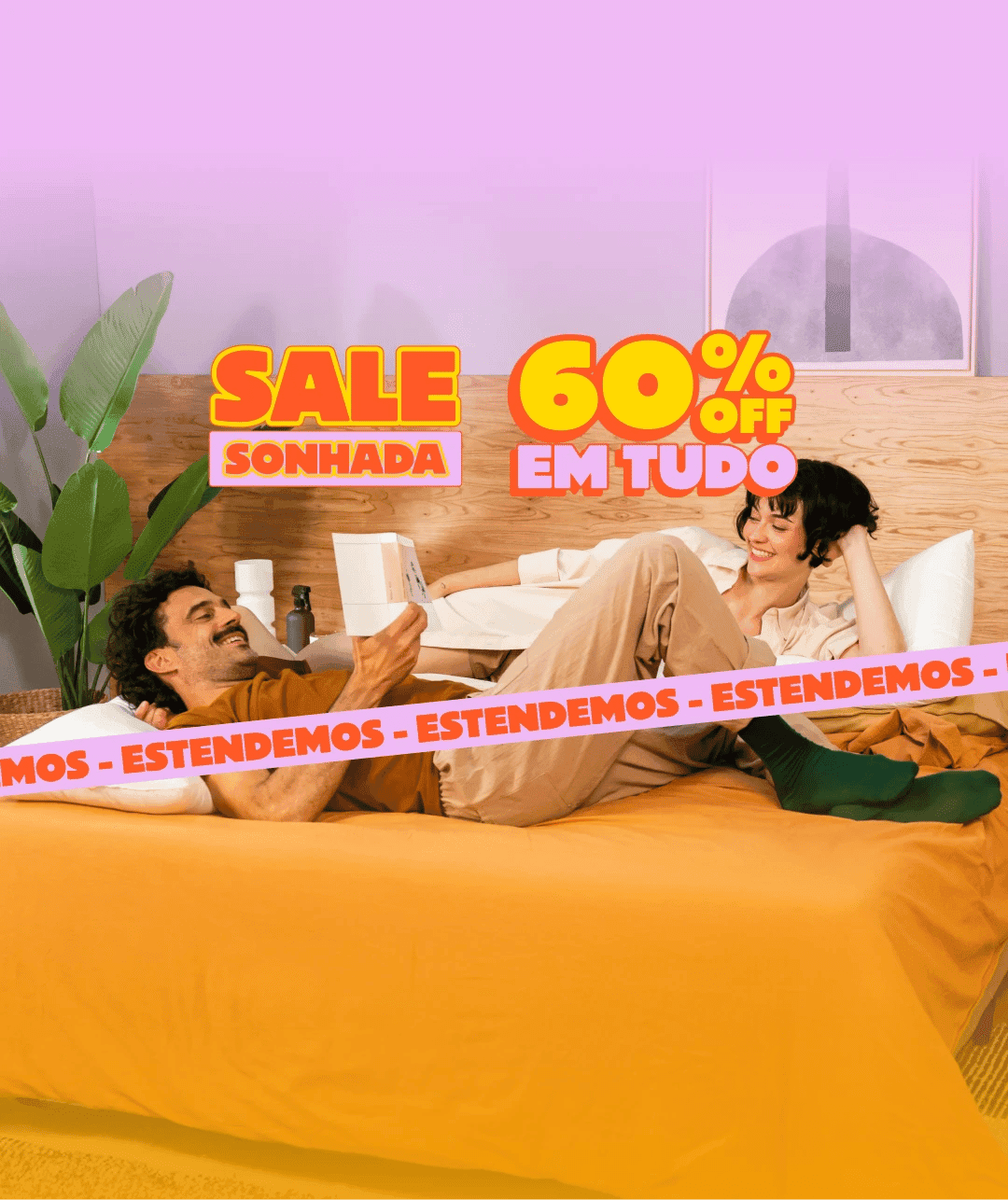 60% OFF EM TUDO 