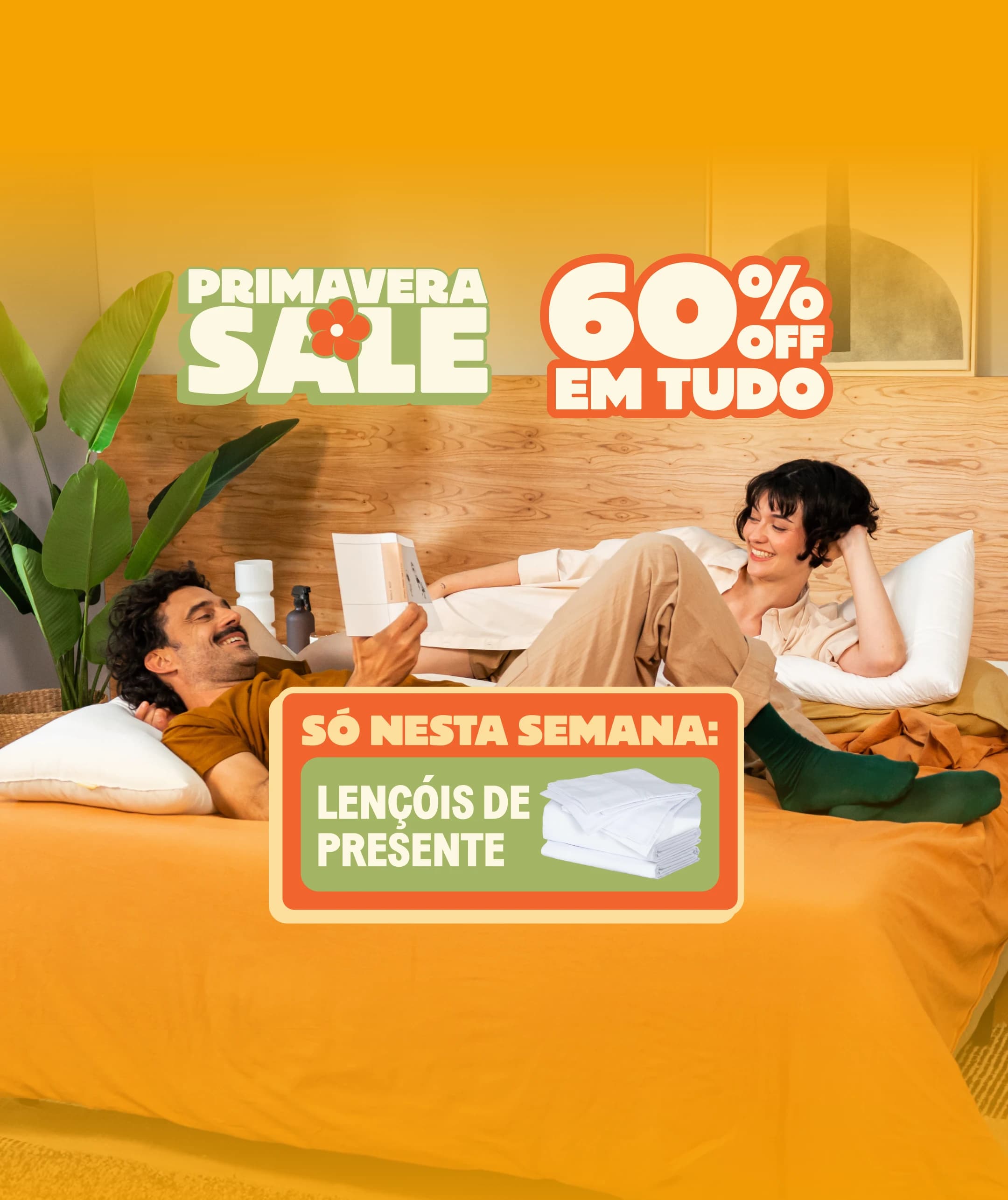 60% OFF EM TUDO 