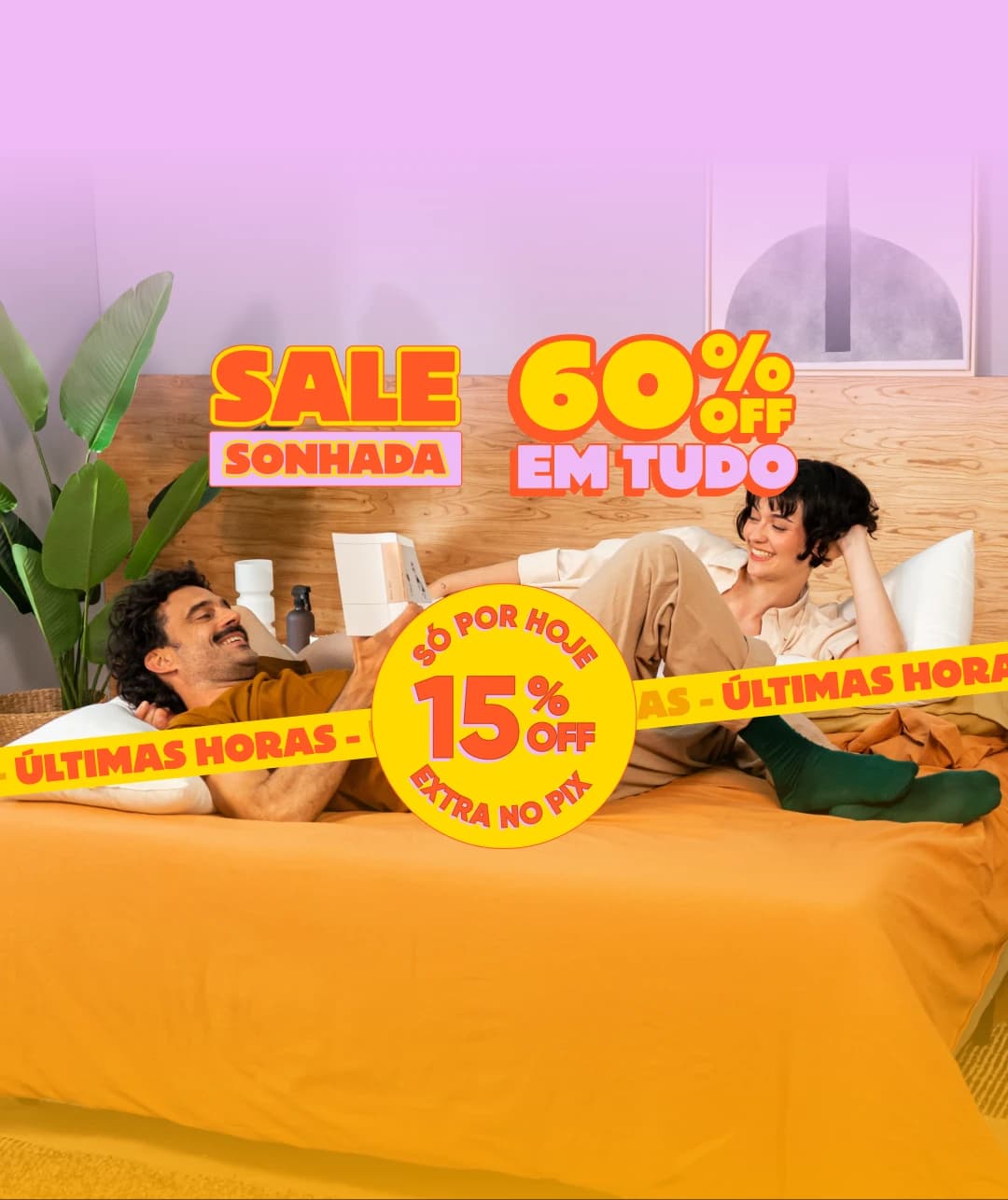 60% OFF EM TUDO