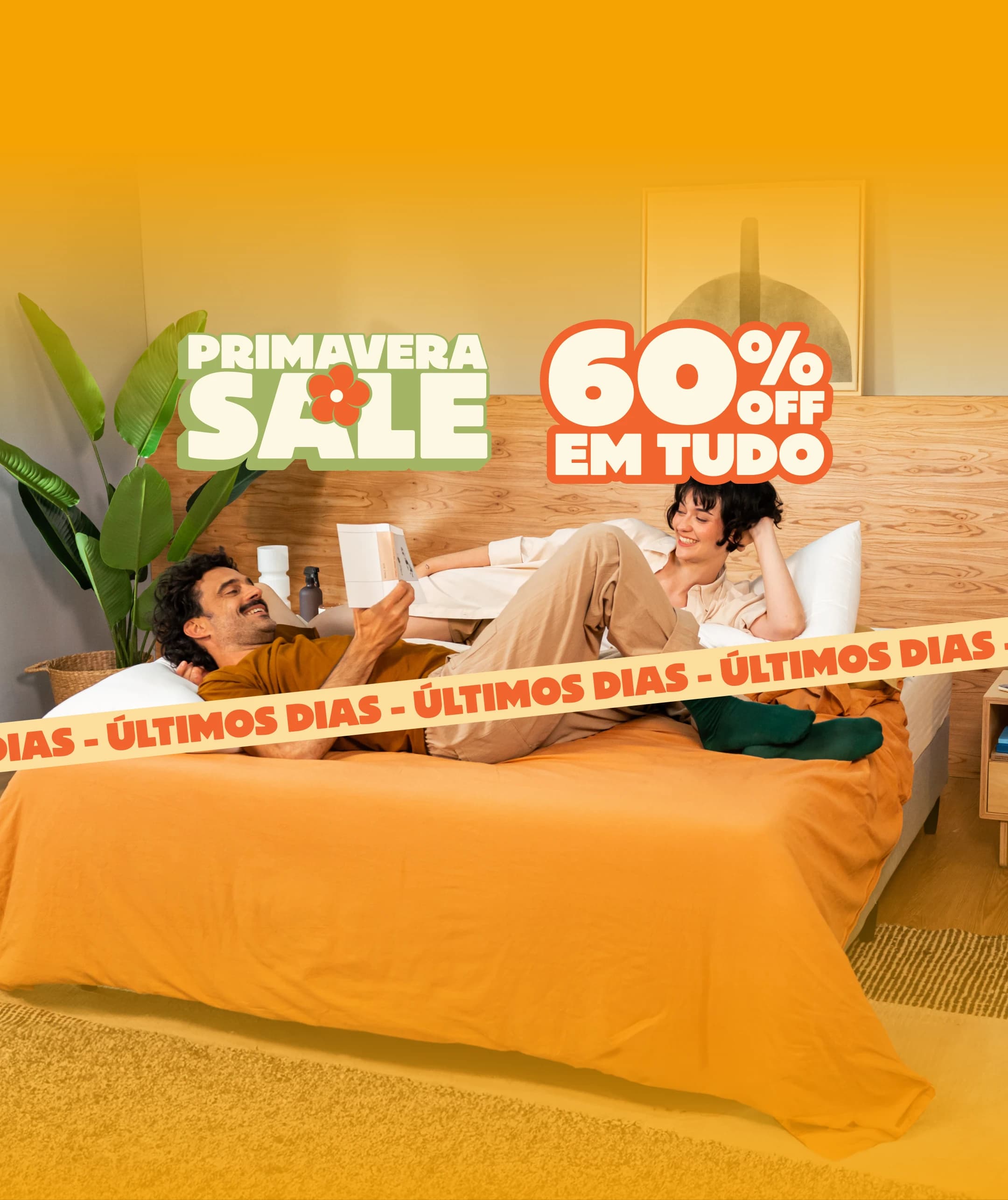 60% OFF EM TUDO 